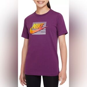 Nike Unisex Large Purple T-Shirt